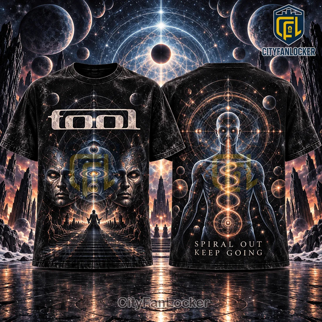 Tool Band Cosmic Sacred Geometry Shirt