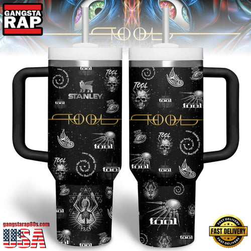 Tool Band Music Custom Stanley Quencher 40oz Stainless Steel Tumbler With Handle