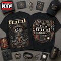 TOOL I’m a Toolaholic Sacred Eye Vintage 3D Shirt , Music Trending 3D Shirt