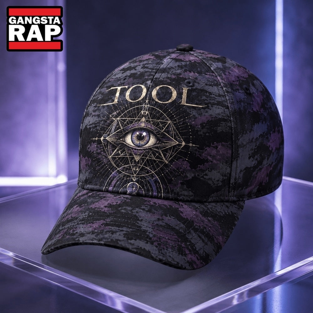 Tool Mystic Eye Camo Classic Cap, Trendy Music Baseball Cap