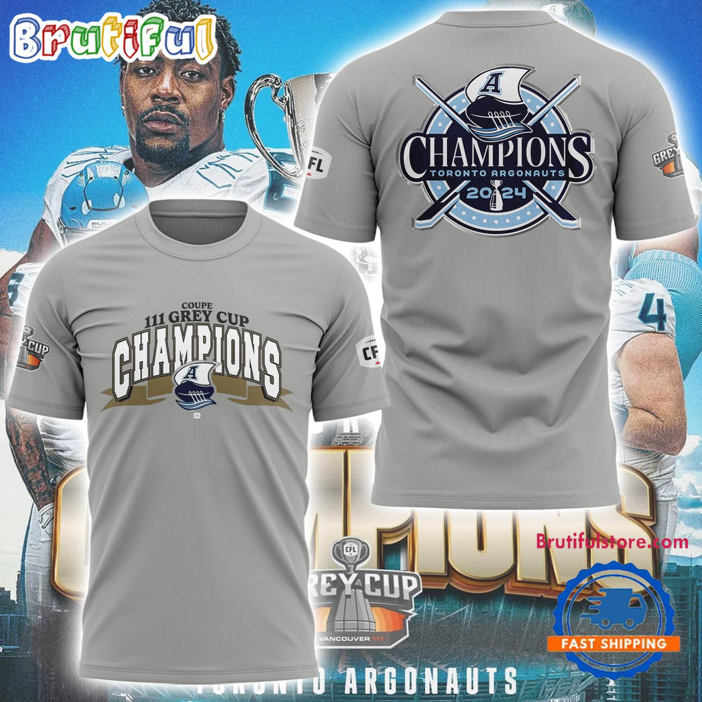 Toronto Argonauts Grey Cup Champions Limited Edition Hoodie T-Shirt