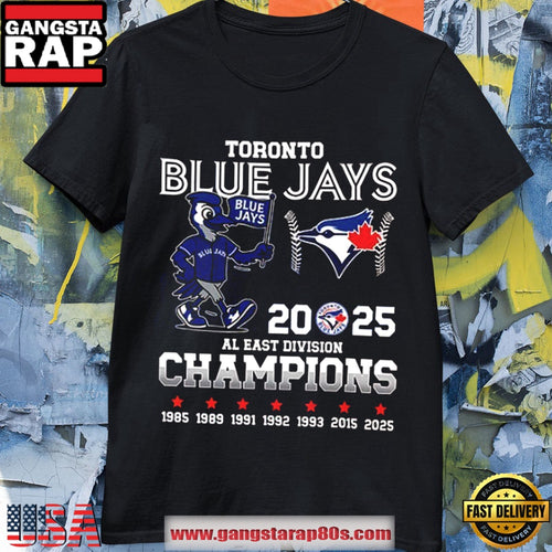 Toronto Blue Jays 2025 AL East Division 7X Champions Mascot Unisex T Shirt