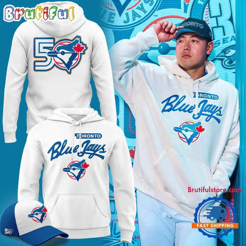 Toronto Blue Jays 50th Season Merch Limited Edition Hoodie T-Shirt
