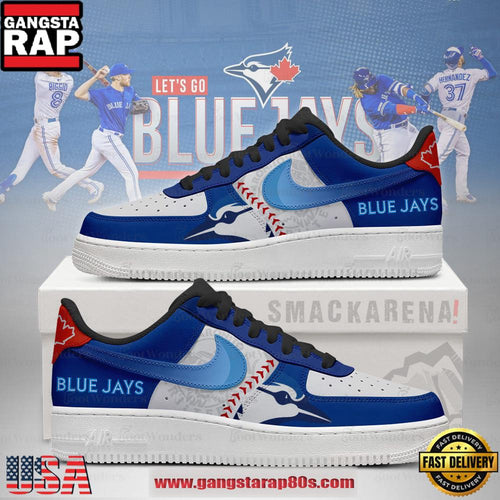 Toronto Blue Jays MLB Trending Sneakers Air Force 1 Low Top Shoes