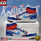 Toronto Blue Jays MLB Trending Sneakers Air Jordan 1 High Top Shoes