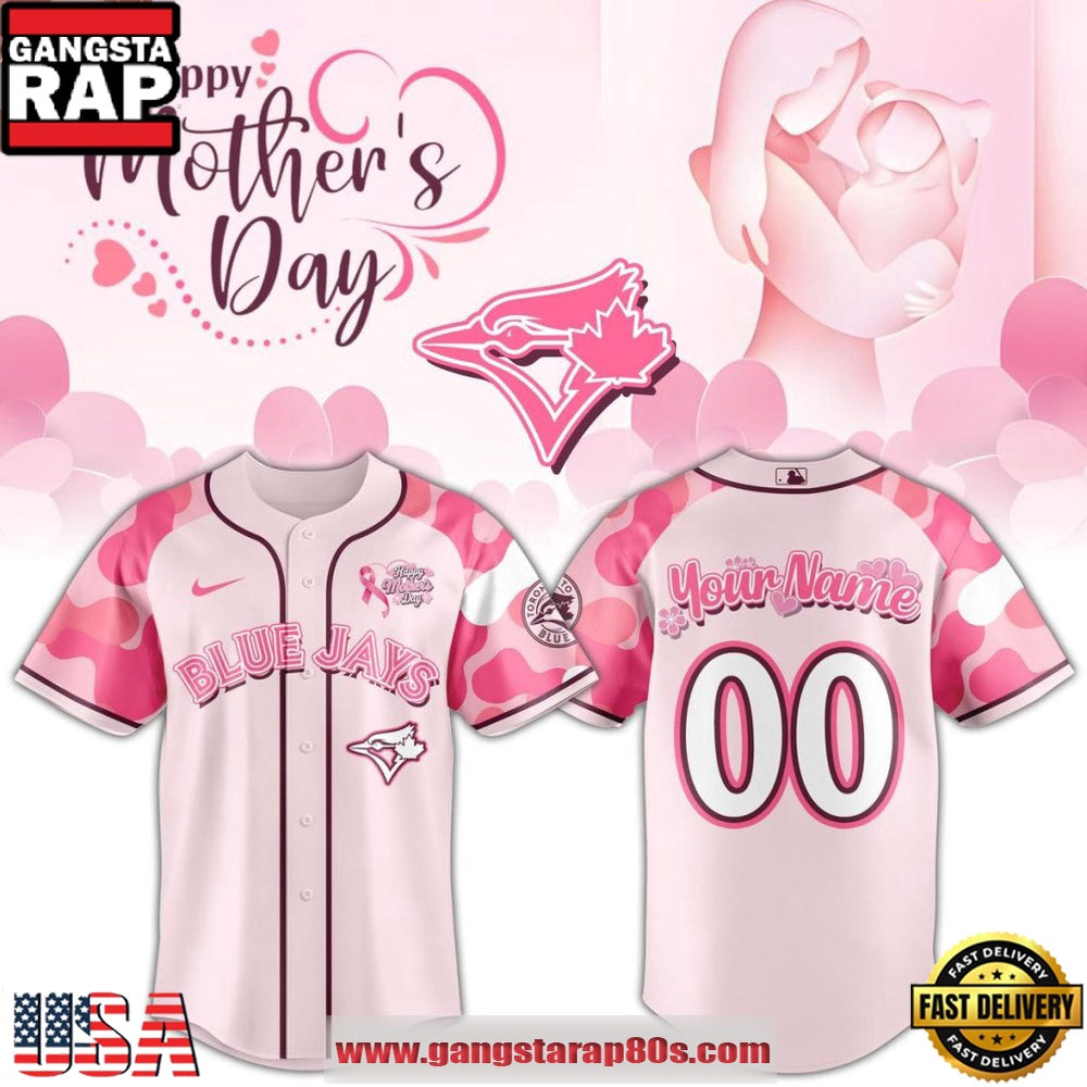 Toronto Blue Jays Mother’s Day 2026 Custom Baseball Jersey