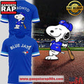 Toronto Blue Jays Peanuts Night Snoopy Unisex 3D Shirt