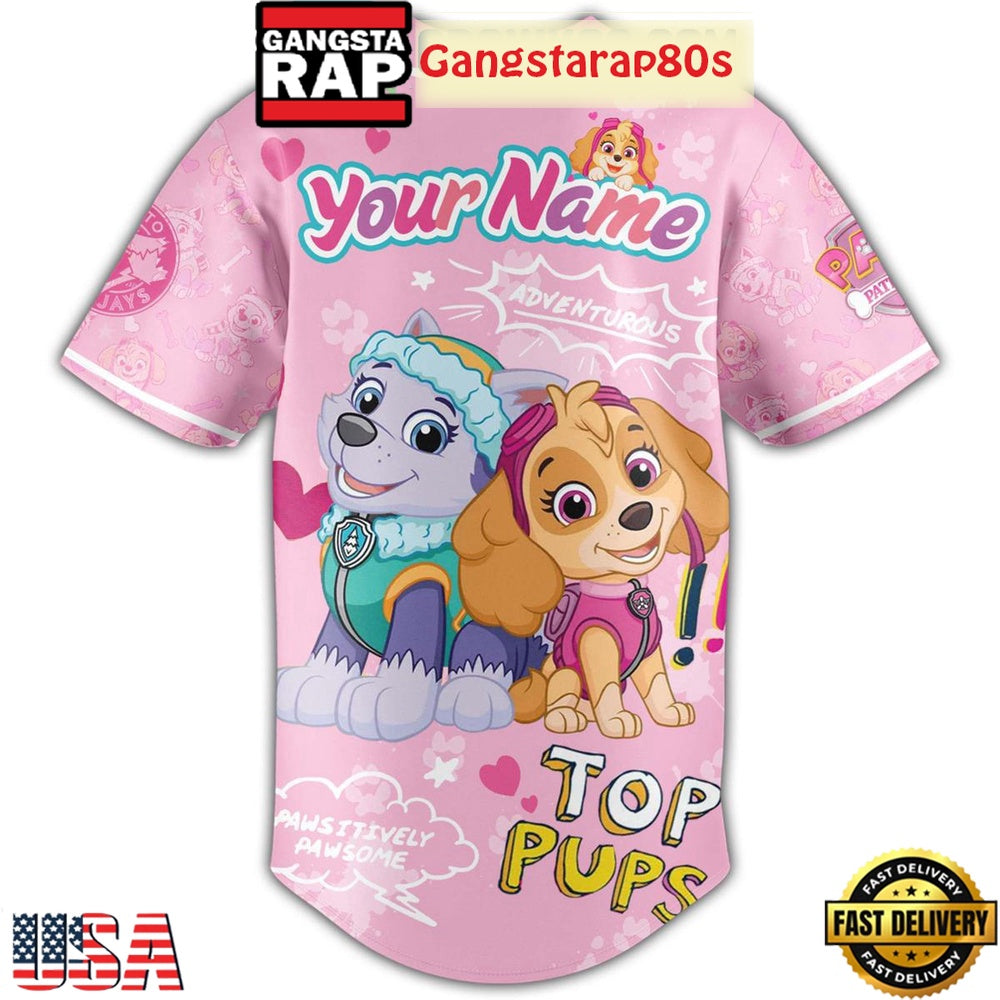 Toronto Blue Jays x Dog Day With Paw Patrol For Kid And Families 2025 Baseball Jersey