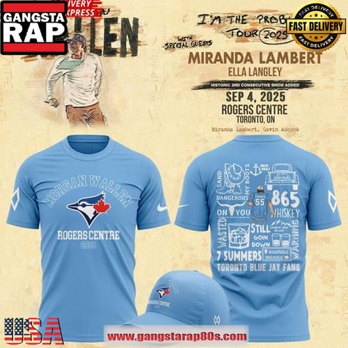Toronto Blue Jays x Morgan Wallen I’m The Problem Tour 2025 Unisex T-Shirt