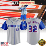 Toronto Blue Jays x Morgan Wallen Wearing A Roy Halladay 2025 Baseball Jersey