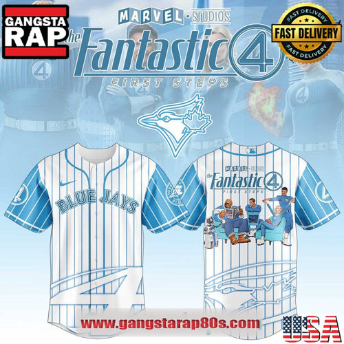 Toronto Blue Jays x The Fantastic Four Limited Edition Baseball Jersey Shirt