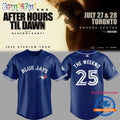 Toronto Blue Jays x The Weeknd After Hours Til Dawn Tour 2025 Baseball Jersey
