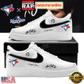 Toronto Blue Jays x The Weeknd World Series 2025 White Custom Air Force 1 Sneakers Shoes