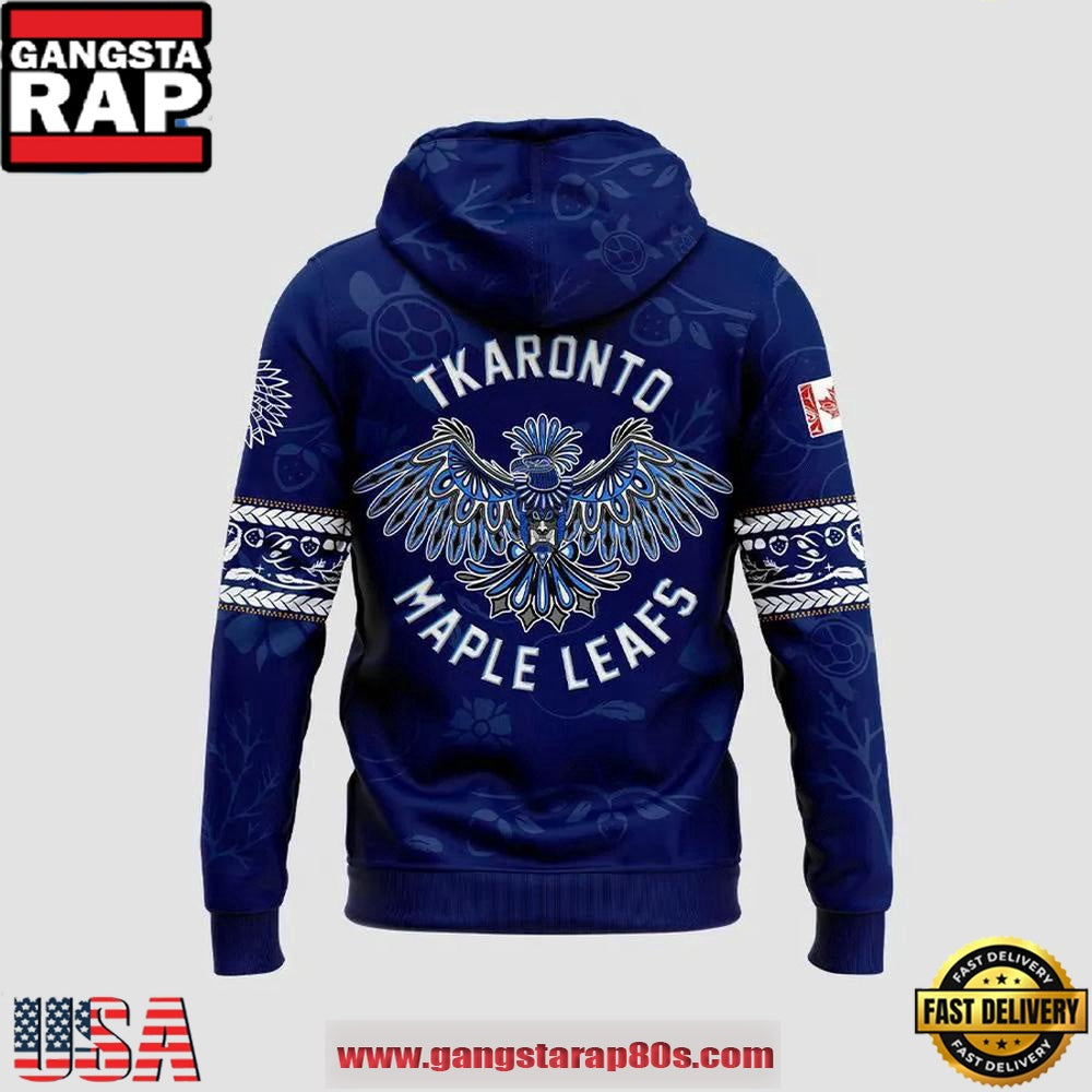Toronto Maple Leafs 2025 Indigenous History Month All Over Print Hoodie