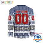 Toronto Maple Leafs 2025 NHL Christmas Personalized Hockey Jersey Design
