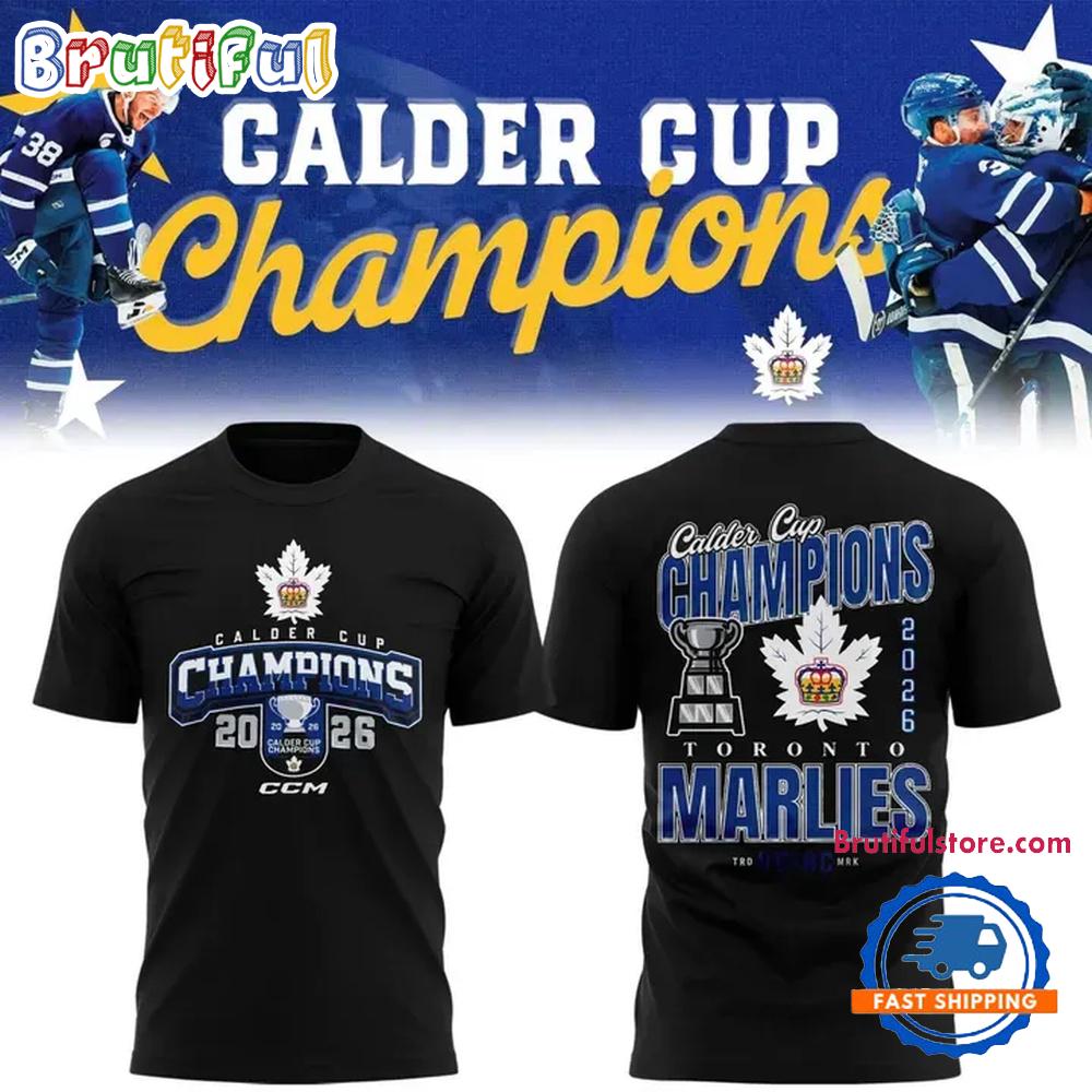 Toronto Marlies 2026 CCM Calder Cup Champions Limited Edition T Shirt