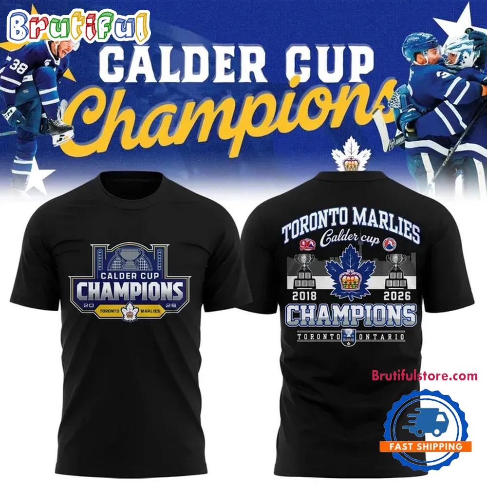 Toronto Marlies 2026 CCM Calder Cup Champions New Design T Shirt