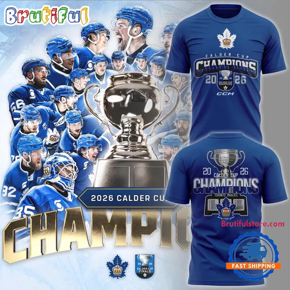 Toronto Marlies 2026 CCM Calder Cup Champions T Shirt