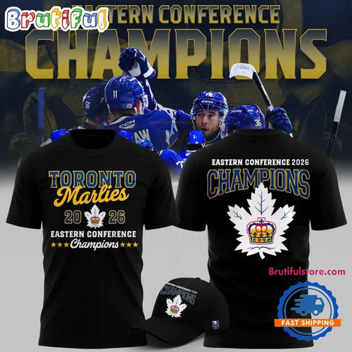 Toronto Marlies 2026 Eastern Conference Champions Black T Shirt