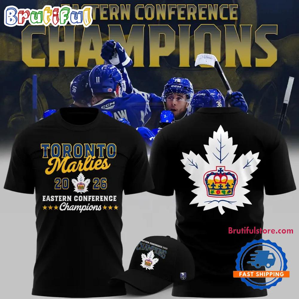 Toronto Marlies 2026 Eastern Conference Champions Limited Edition 3D Shirt