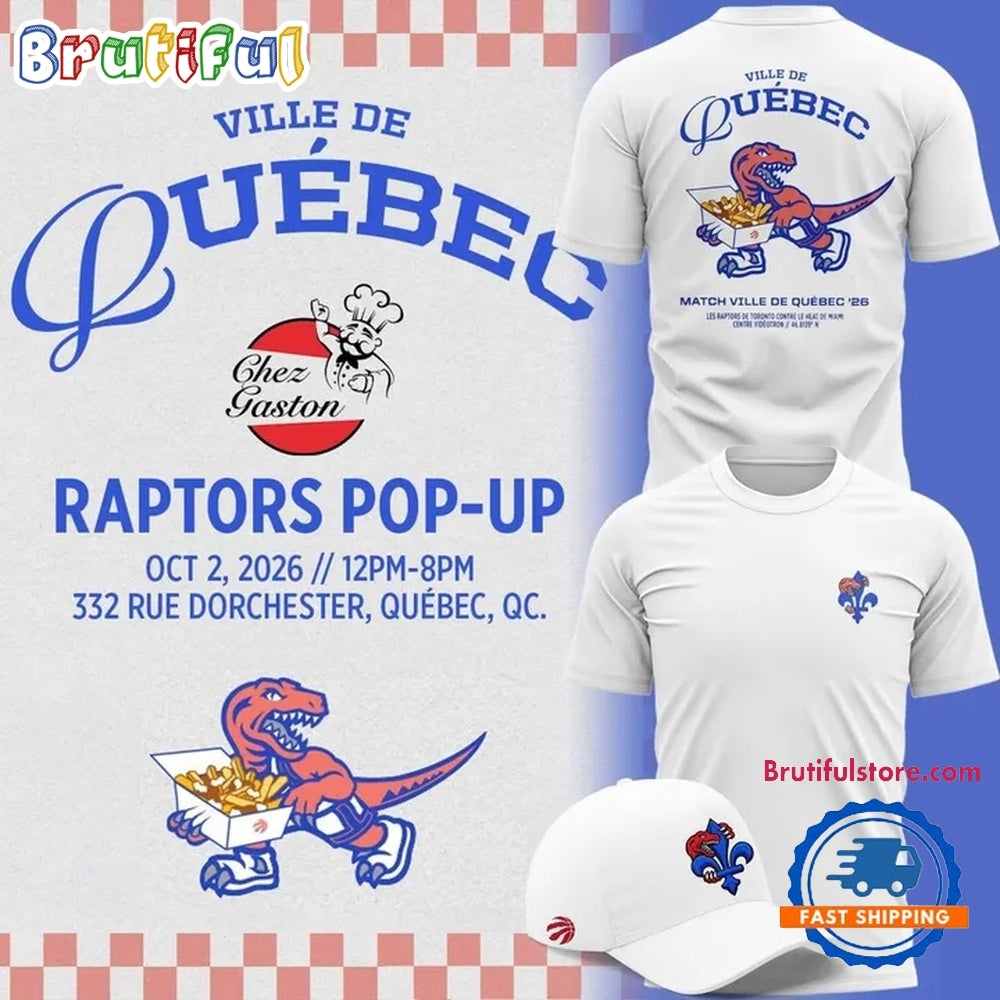 Toronto Raptors Québec Canada Games Limited Edition 2026 T Shirt