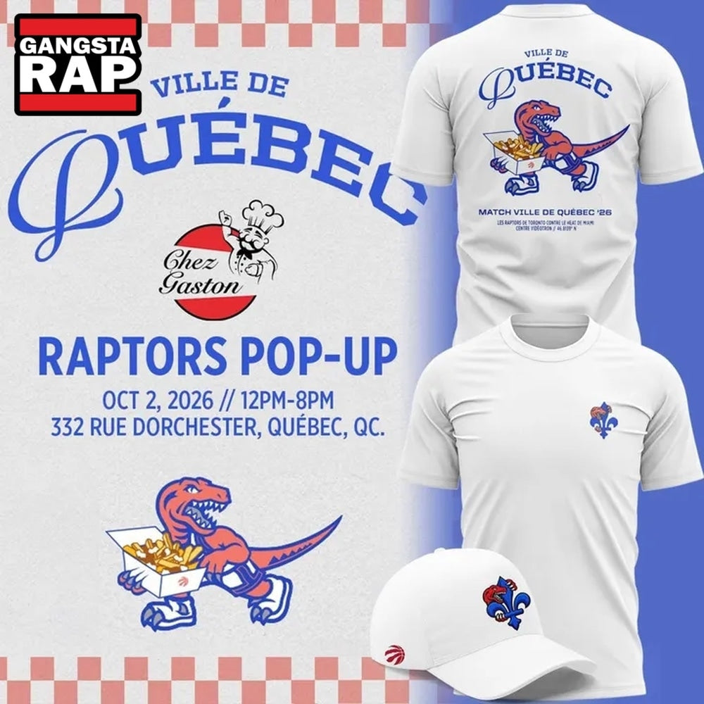 Toronto Raptors Québec Canada Games Limited Edition 2026 T Shirt