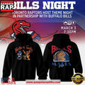 Toronto Raptors x Bills Night 2026 Northern Family Game Day Unisex Hoodie