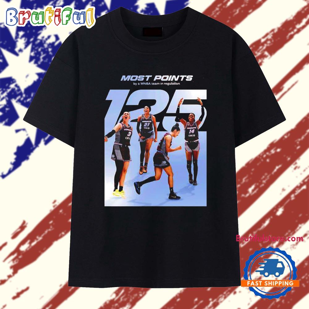 Toronto Tempo WNBA record 125 most points T Shirt