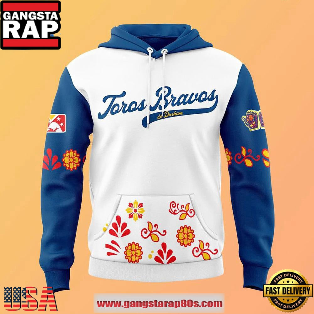 Toros Bravos de Durham Latin American Hispanic Special Edition All Over Print Hoodie