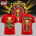 Toros de Tijuana EL GRITO DE CAMPEON RETUMBA EN LA FRONTERA 2026 Red T Shirt