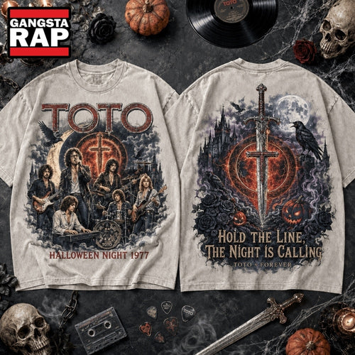 Toto Halloween Night 1977 Vintage Tour 3D Shirt Hoodie T-Shirt