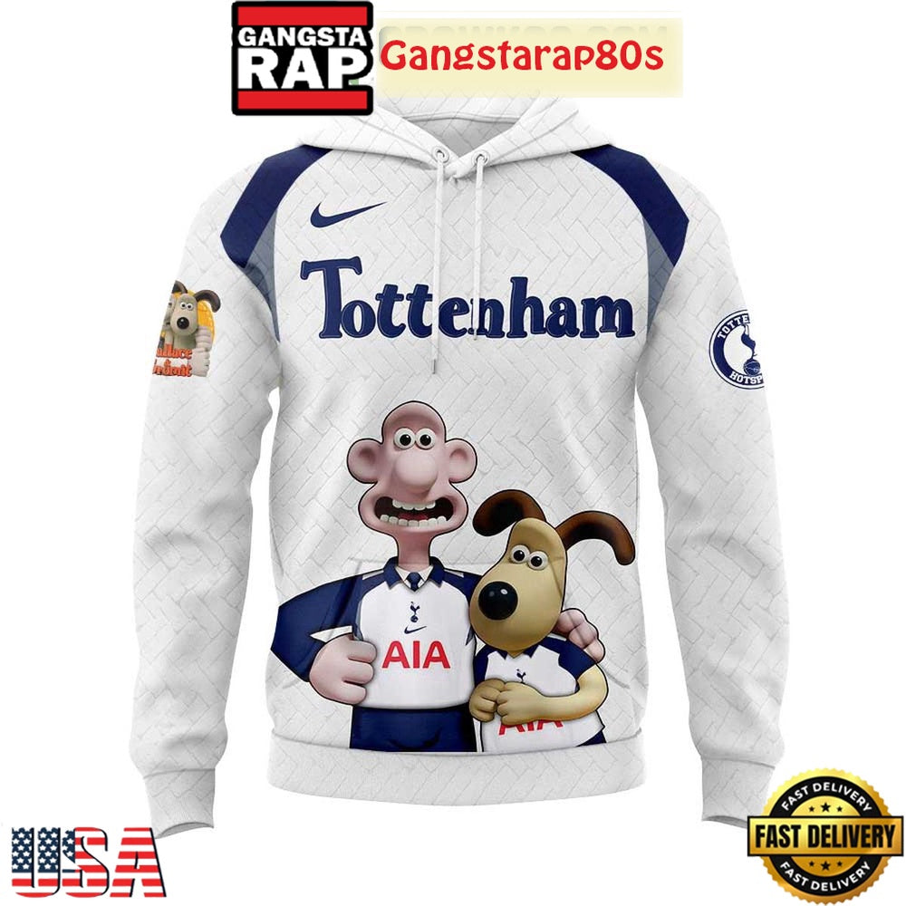 Tottenham Hotspur x Wallace And Gromit Special Unisex Hoodie
