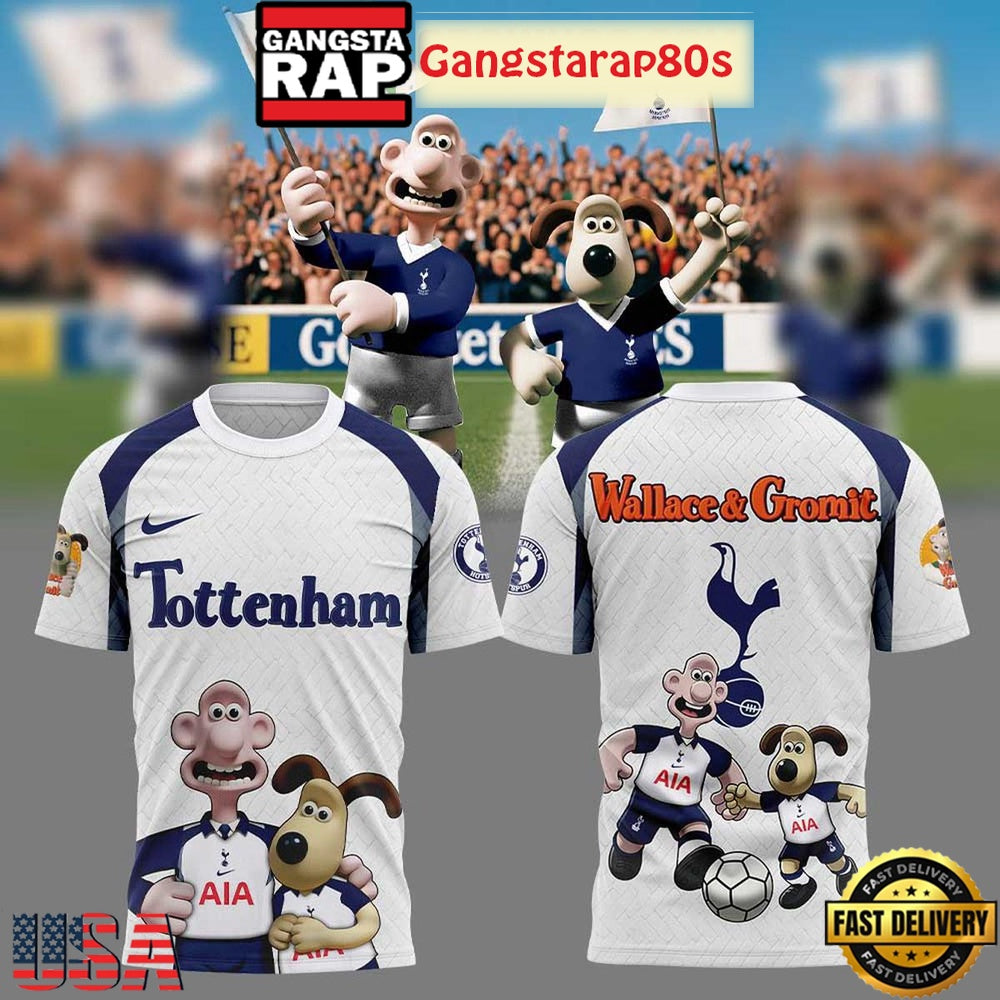 Tottenham Hotspur x Wallace And Gromit Special Unisex Hoodie