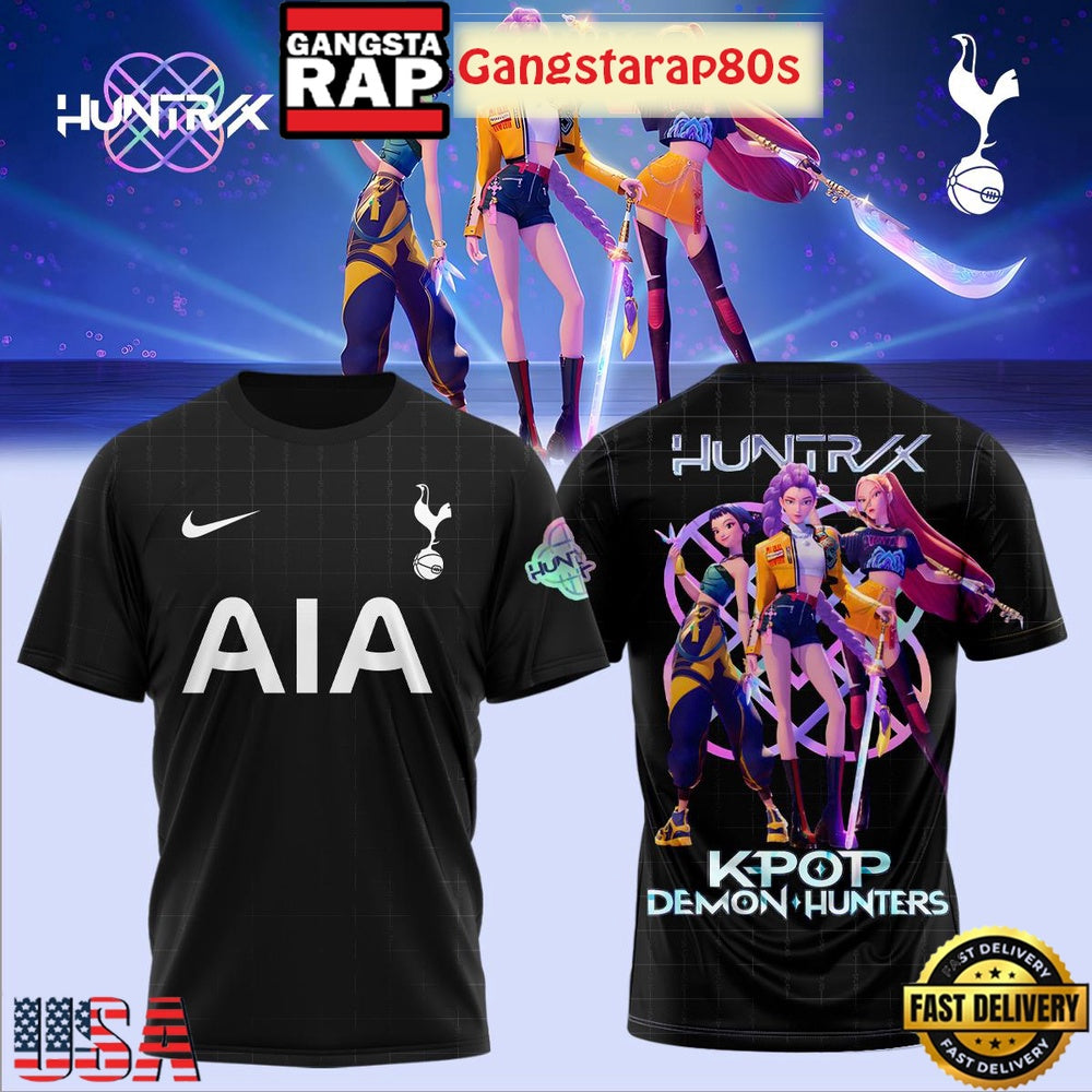 Tottenham Hotspurs x Kpop Demon Hunters Unisex 3D Shirt