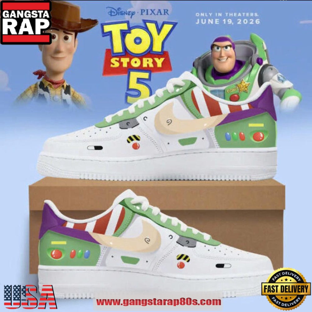 Toy Story 5 The Movies 2026 Buzz Lightyear Air Force 1 Sneakers Shoes