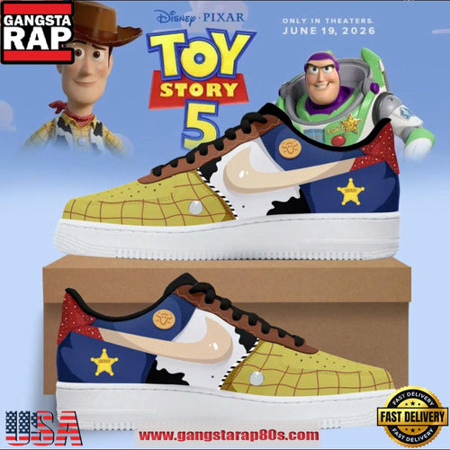 Toy Story 5 The Movies 2026 Woody Air Force 1 Sneakers Shoes