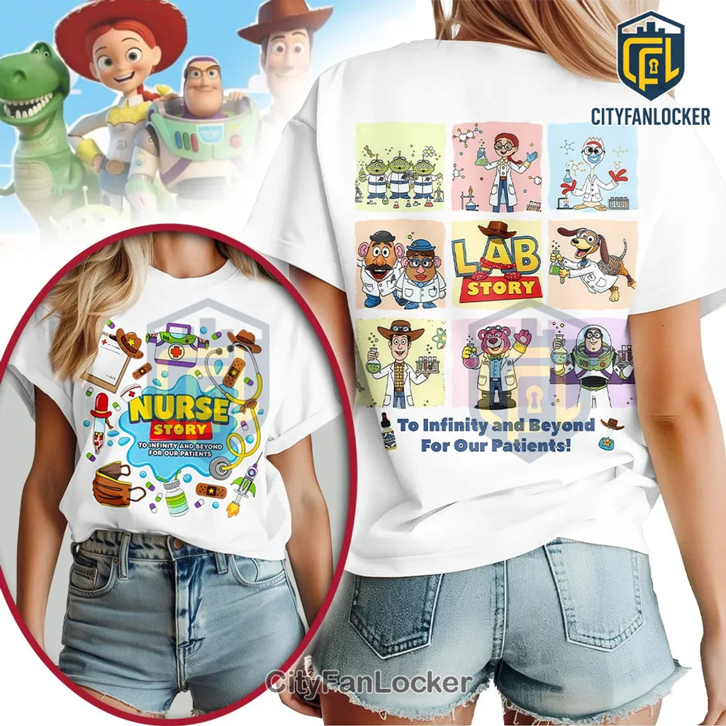 Toy Story Nurse and Lab Tech Medical Professional T-Shirt