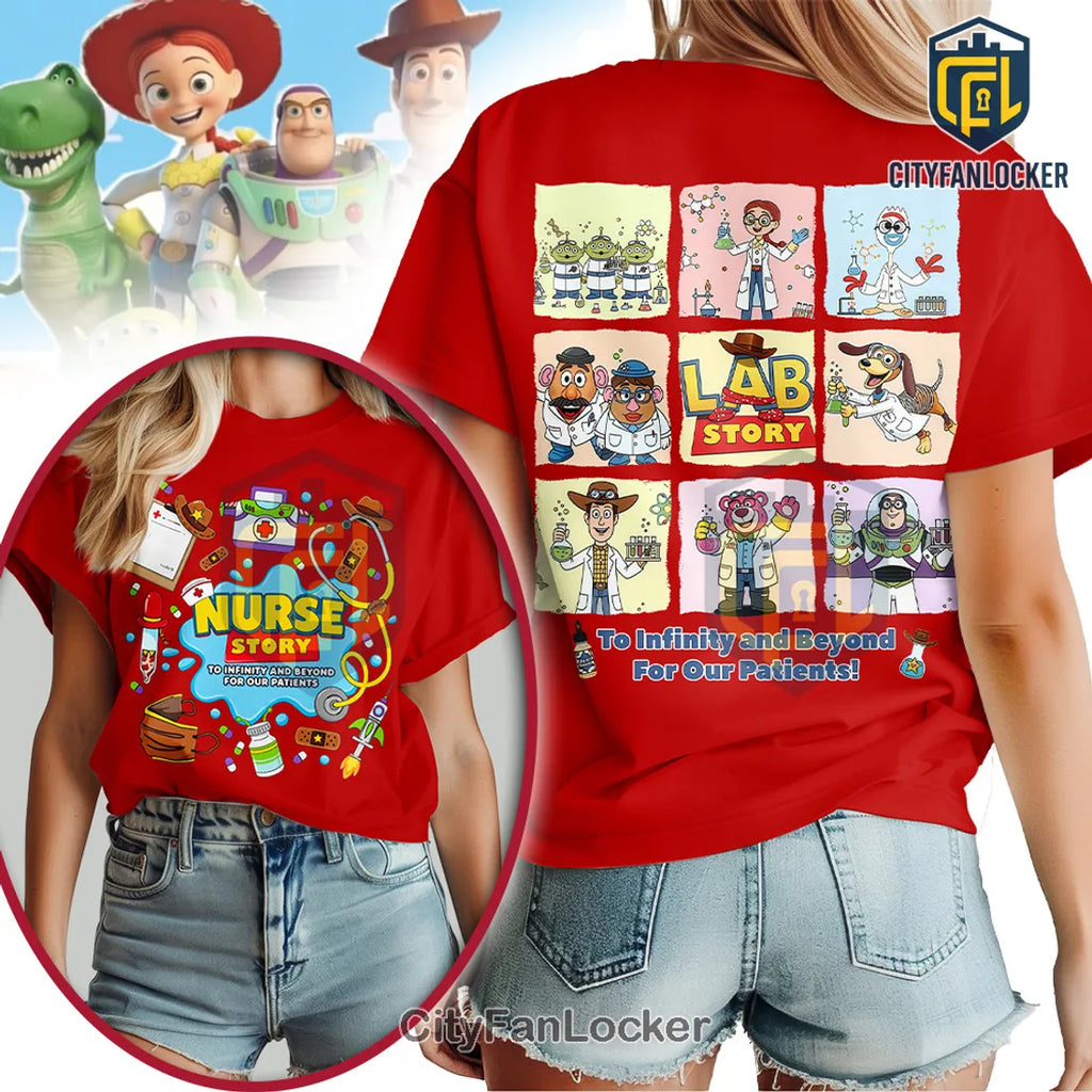 Toy Story Nurse and Lab Tech Medical Professional T-Shirt