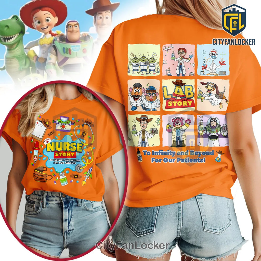 Toy Story Nurse and Lab Tech Medical Professional T-Shirt
