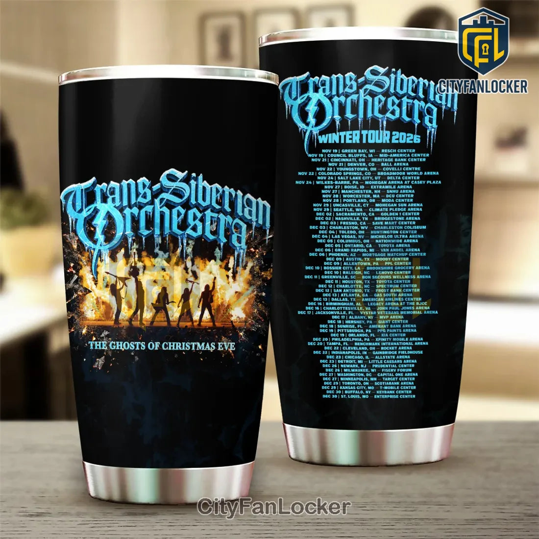 Trans-Siberian Orchestra Winter Tour 2026 Tumbler