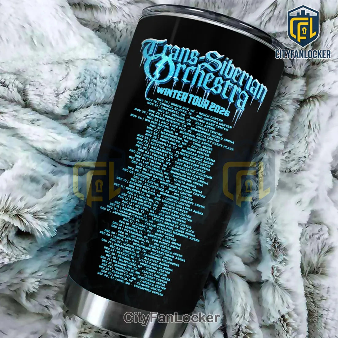 Trans-Siberian Orchestra Winter Tour 2026 Tumbler