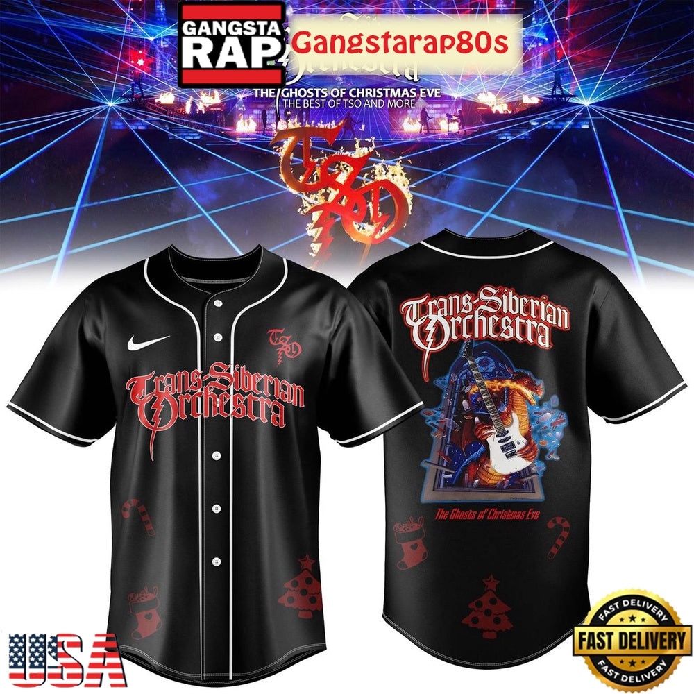 Trans-Siberian Orchestra Christmas Tour 2025 Baseball Jersey Shirt