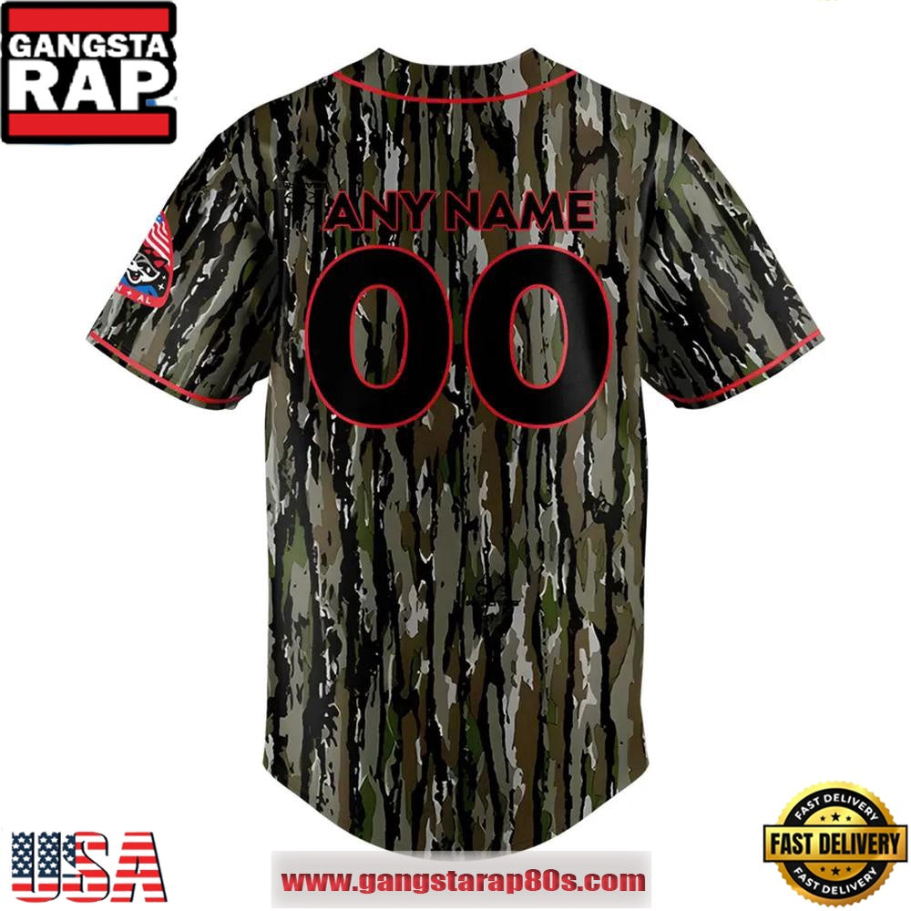 Trash Pandas Memorial Day Limited Edition Camo Custom Baseball Jersey Shirt
