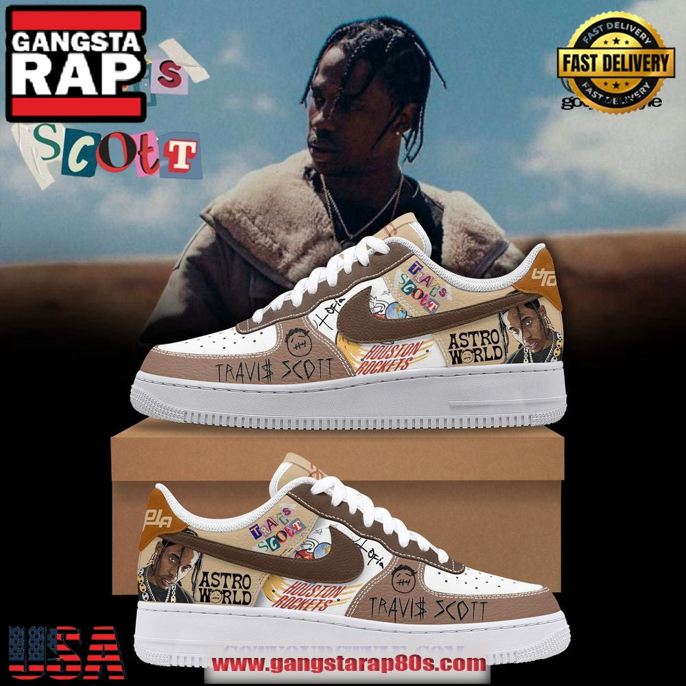 Travis Scott Astro World Limited Air Force 1 Sneakers Running Sneakers Shoes