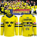 Tre Kronor 2026 IIHF World Junior Champions Hockey Jersey
