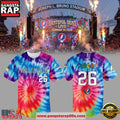 Tri City ValleyCats x Grateful Dead Night 2026 Summer Tour Custom Baseball Jersey