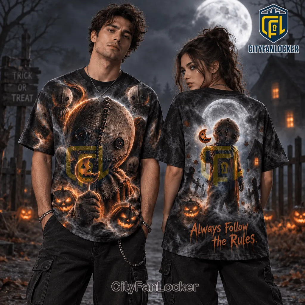 Trick R Treat Sam Lollipop Black Shirt