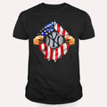 True Colors Bleed Yankee Blue NY Yankee T Shirt