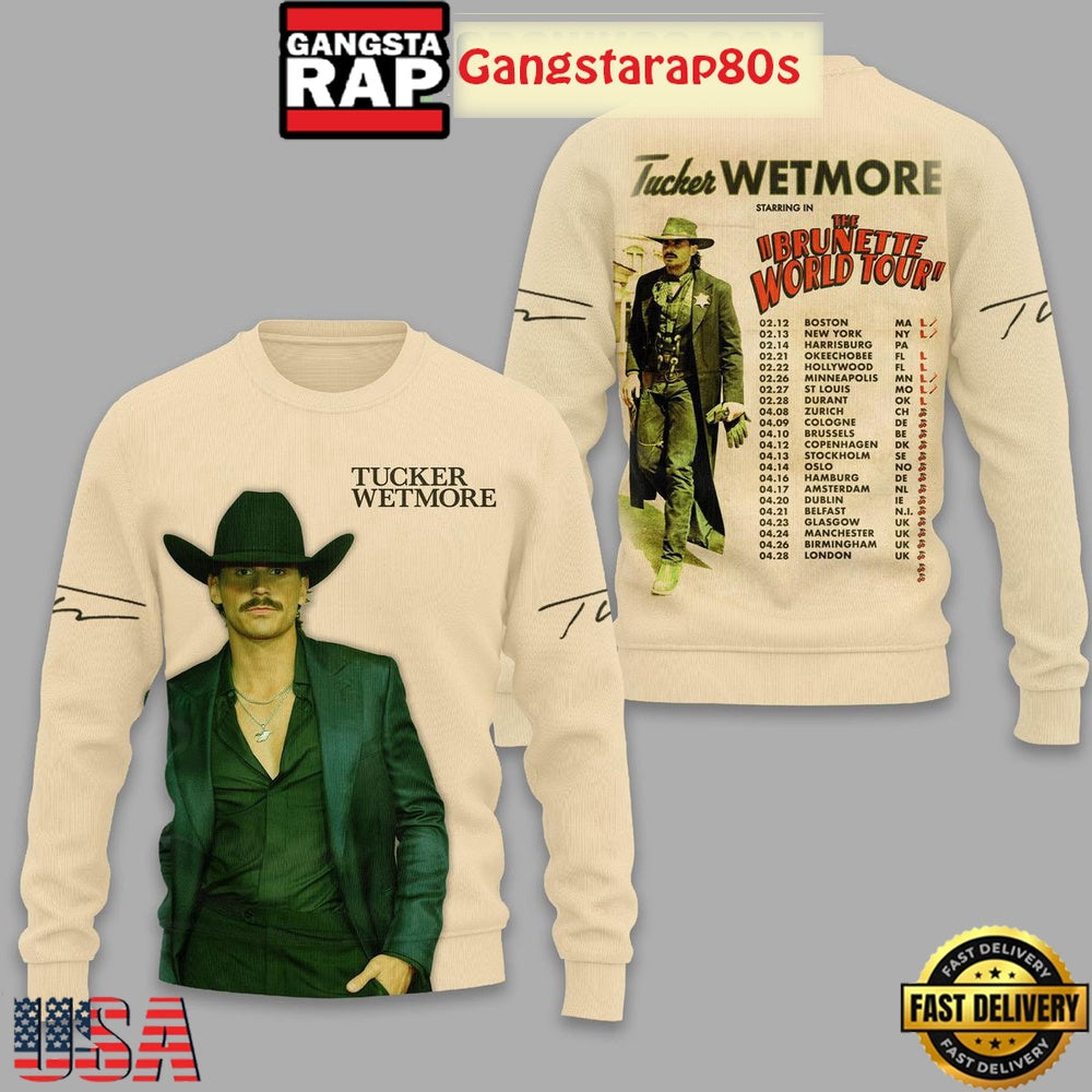 Tucker Wetmore The Brunette World Tour Special Sweatshirt