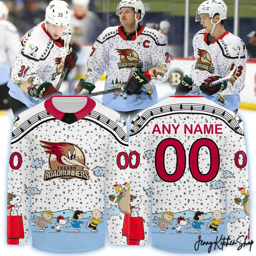 Tucson Roadrunners 2026 Peanuts Night Hockey Jersey